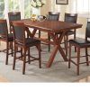 Laurent 7 Piece Rectangle Dining Sets With Wood and Host Chairs (Photo 17 of 25)