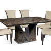 Marble Effect Dining Tables and Chairs (Photo 6 of 25)