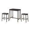 Mizpah 3 Piece Counter Height Dining Sets (Photo 1 of 25)