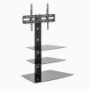 Current Cheap Cantilever Tv Stands in Origin Ii S3 Black Cantilever Tv Stand (Photo 6631 of 7825)