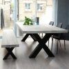 Dining Tables With Metal Legs Wood Top (Photo 20 of 25)