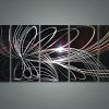 Abstract Metal Wall Art With Clock (Photo 13 of 15)