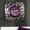 Abstract Metal Wall Art With Clock (Photo 11 of 15)