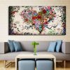 Abstract Wall Art Canvas (Photo 6 of 20)