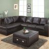 Chocolate Brown Sectional Sofas (Photo 10 of 10)