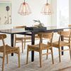 Evellen 5 Piece Solid Wood Dining Sets (Set of 5) (Photo 13 of 25)