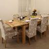 Oak Dining Tables and Fabric Chairs (Photo 6 of 25)