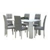 White Gloss Dining Chairs (Photo 3 of 25)