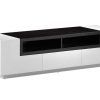 Modanuvo Modern White Grey High Gloss Tv Unit Cabinet Coffee Table inside Well-liked Modern White Gloss Tv Stands (Photo 7205 of 7825)