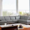 Gray Leather Sectional Sofas (Photo 10 of 21)