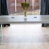 Glass Dining Tables With Oak Legs (Photo 7 of 25)