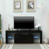 47" Tv Stands High Gloss Tv Cabinet With 2 Drawers (Photo 5 of 15)