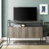 Tv Stands in Rustic Gray Wash Entertainment Center for Living Room (Photo 2 of 15)