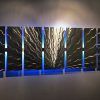 Abstract Metal Wall Art Painting (Photo 10 of 15)