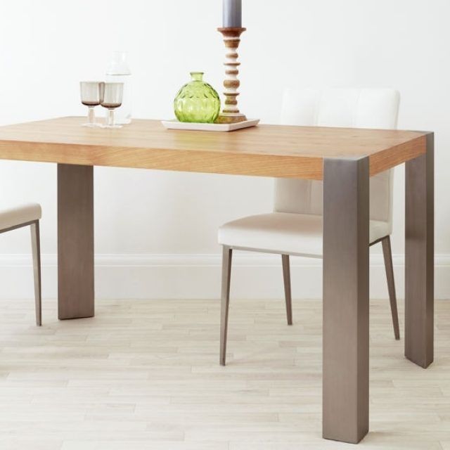  Best 25+ of Brushed Metal Dining Tables