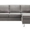 Small Microfiber Sectional (Photo 1 of 20)