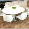 White Round Extendable Dining Tables (Photo 13 of 25)