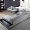 4Pc Crowningshield Contemporary Chaise Sectional Sofas (Photo 14 of 15)