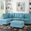 Modern Blue Linen Sofas (Photo 10 of 15)