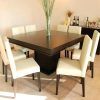 Dark Wood Square Dining Tables (Photo 9 of 25)
