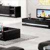 Black Wood House Furniture, 3 Piece Set: Coffee Table,tv Cabinet And throughout Favorite Tv Cabinets and Coffee Table Sets (Photo 6663 of 7825)