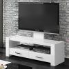 Modern White High Gloss Mdf Tv Stand With Tempered Glass - Buy High in 2017 Modern White Gloss Tv Stands (Photo 7187 of 7825)