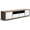 Parma-Dark Walnut Tv Stand - Tv Stands - Sena Home Furniture in Latest Walnut Tv Cabinets With Doors (Photo 5750 of 7825)