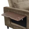 Modern Velvet Sofa Recliners With Storage (Photo 8 of 15)