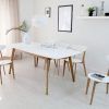 White Extendable Dining Tables and Chairs (Photo 7 of 25)