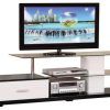 White and Black Tv Stands (Photo 5 of 20)
