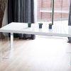 Glass and White Gloss Dining Tables (Photo 2 of 25)