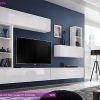 Hannu Tv Media Unit White Stands (Photo 9 of 15)