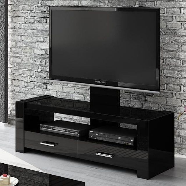 20 Collection of Black Gloss Tv Bench