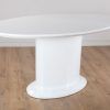 Oval White High Gloss Dining Tables (Photo 14 of 25)