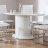 Oval White High Gloss Dining Tables (Photo 23 of 25)