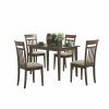 Evellen 5 Piece Solid Wood Dining Sets (Set of 5) (Photo 18 of 25)