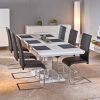 White Gloss Dining Tables and 6 Chairs (Photo 3 of 25)