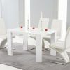 High Gloss White Dining Tables and Chairs (Photo 12 of 25)