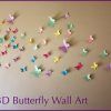 Butterflies 3D Wall Art (Photo 20 of 20)