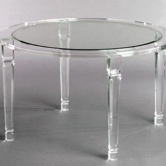 2024 Popular Round Acrylic Dining Tables