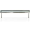 Parsons Clear Glass Top & Brass Base 48X16 Console Tables (Photo 13 of 25)