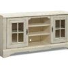 2 Door 2 Drawer Tv Stand White Scraped Western Rustic Real Wood with Well-known Rustic White Tv Stands (Photo 7250 of 7825)