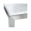 Parsons White Marble Top & Stainless Steel Base 48X16 Console Tables (Photo 1 of 25)