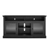 Ameriwood Home Rhea Tv Stands for Tvs Up to 70" in Black Oak (Photo 7 of 15)
