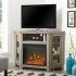 The 15 Best Collection of Fireplace Media Console Tv Stands with Weathered Finish