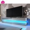 Milano White Tv Stands With Led Lights (Photo 14 of 15)