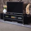 Modern Black Tv Stands on Wheels (Photo 1 of 15)