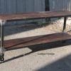 Reclaimed Wood and Metal Tv Stands (Photo 11 of 15)