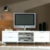 Shop Simple Living Lewis White High-Gloss Tv Stand - Free Shipping intended for Most Popular White High Gloss Tv Stands (Photo 7130 of 7825)