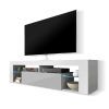 Shop Simple Living Lewis White High-Gloss Tv Stand - Free Shipping intended for Most Popular White High Gloss Tv Stands (Photo 7132 of 7825)